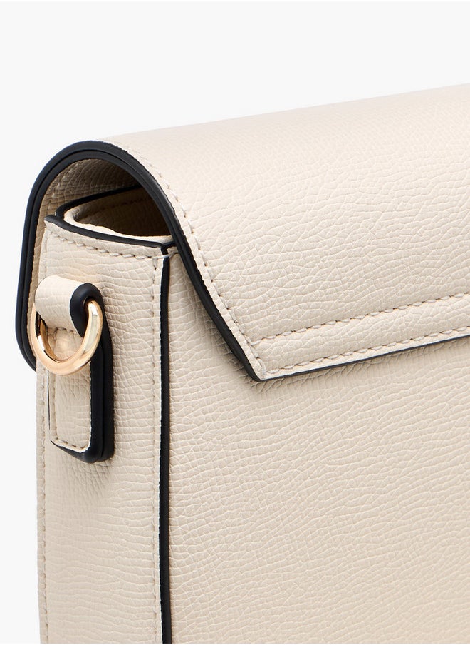Celeste Women's Solid Crossbody Bag with Chain Strap  - Image 5