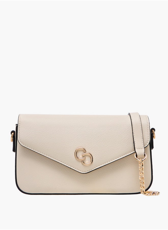 Celeste Women's Solid Crossbody Bag with Chain Strap  - Image 1