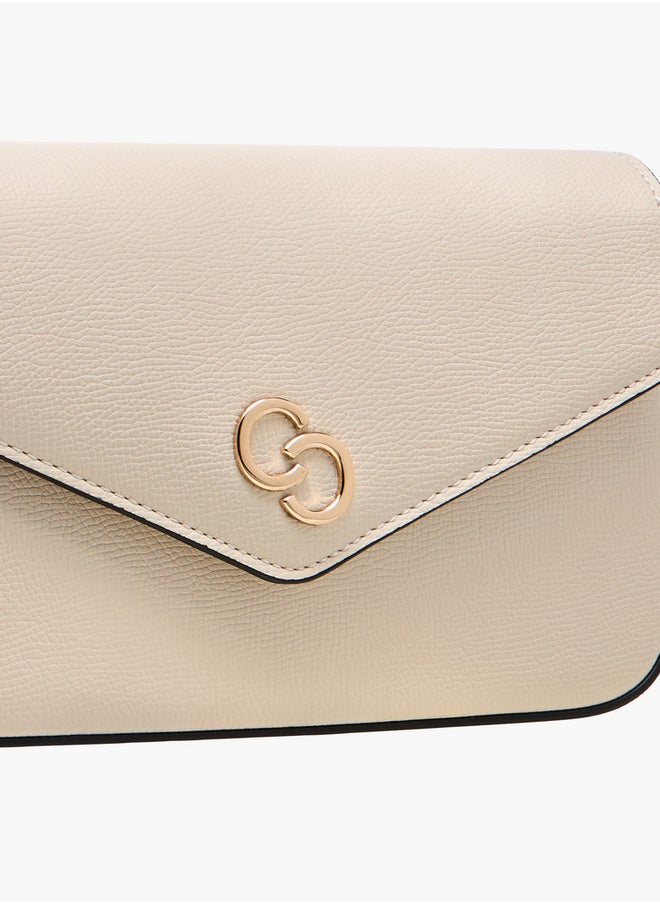 Celeste Women's Solid Crossbody Bag with Chain Strap  - Image 4