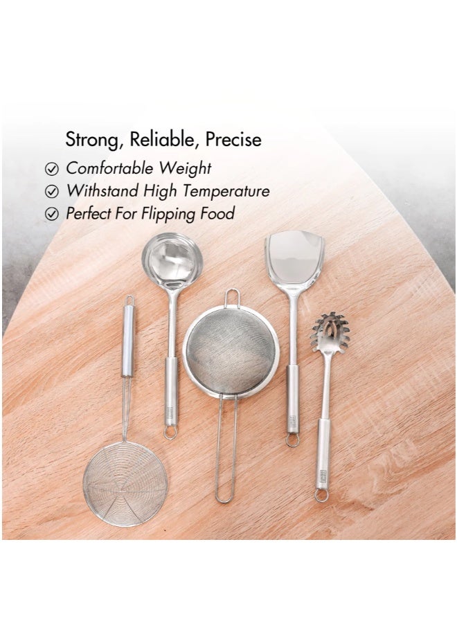 Fukuro Kitchen Stainless Steel Strainer - Size S (11.7cm) - Image 2