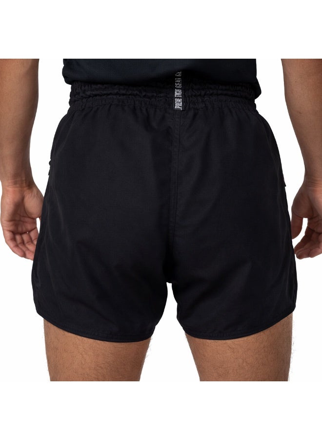 BLYSS Performance Gear Muay Thai Shorts PULSE Black Gold - Image 4