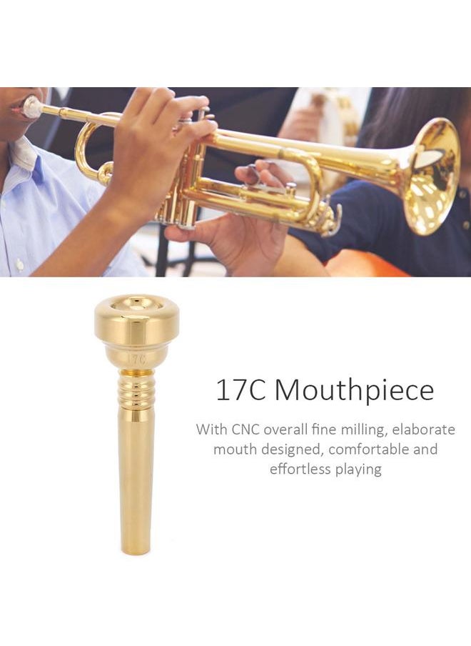 Trumpet Mouthpiece Gold Fashionable Look Beginner Musical Instrument Accessories 17C - pzsku/Z62B8B397B12A274D2E75Z/45/_/1734084029/209ffbaa-ca23-4279-a8ca-9b7cce2b14dc