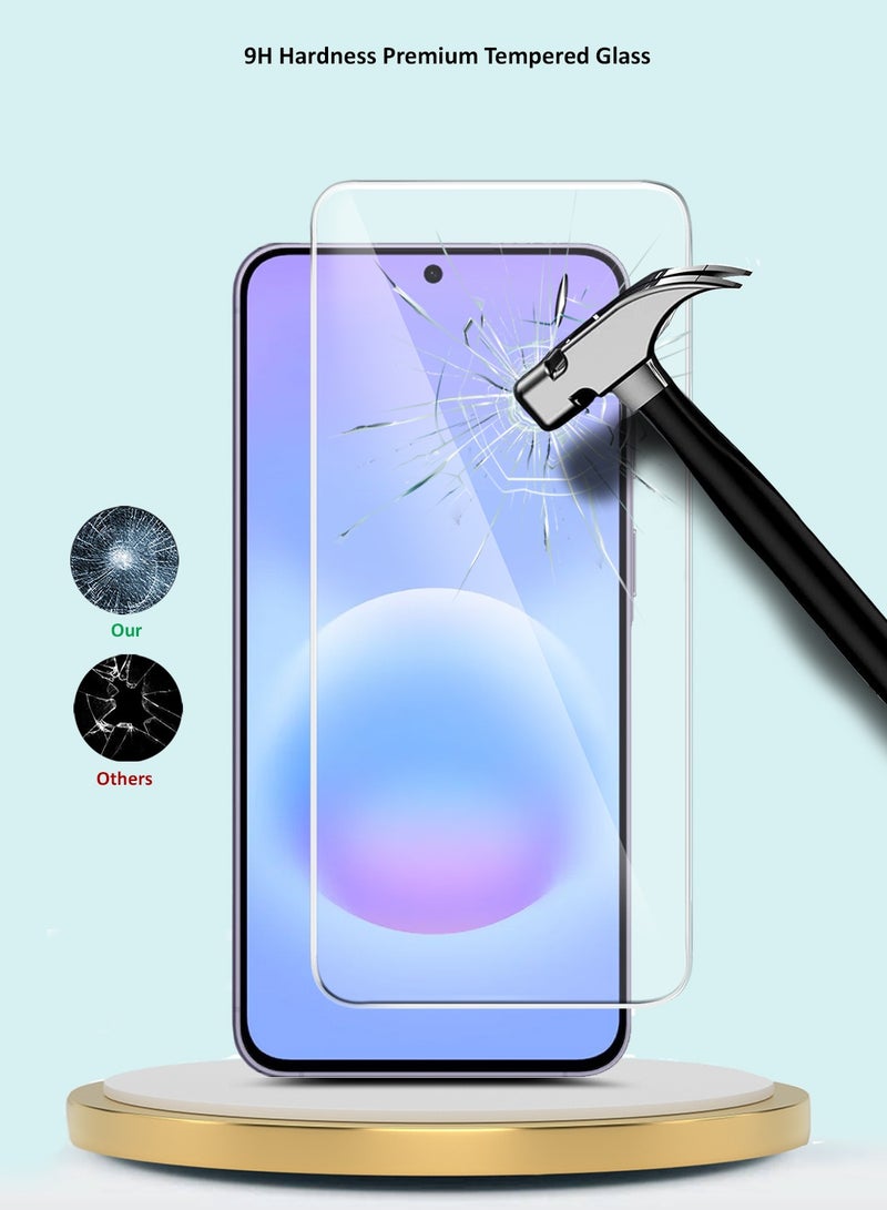 GMAX Samsung Galaxy A57 5G 2026 GMAX Premium Series Curved Edges 9H 2.5D Tempered Glass Screen Protector - Clear - Image 3