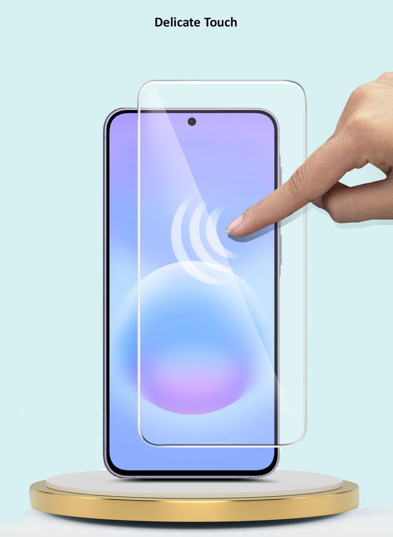 GMAX Samsung Galaxy A57 5G 2026 GMAX Premium Series Curved Edges 9H 2.5D Tempered Glass Screen Protector - Clear - Image 5