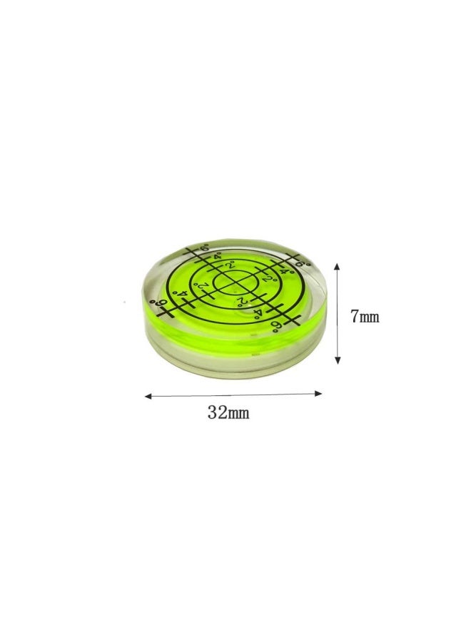 YOTOM 6 Pieces Bubble Spirit Level 32X7Mm Circular Level Bubble For Rv Travel Trailer Tripod Phonograph Turntable - Image 3
