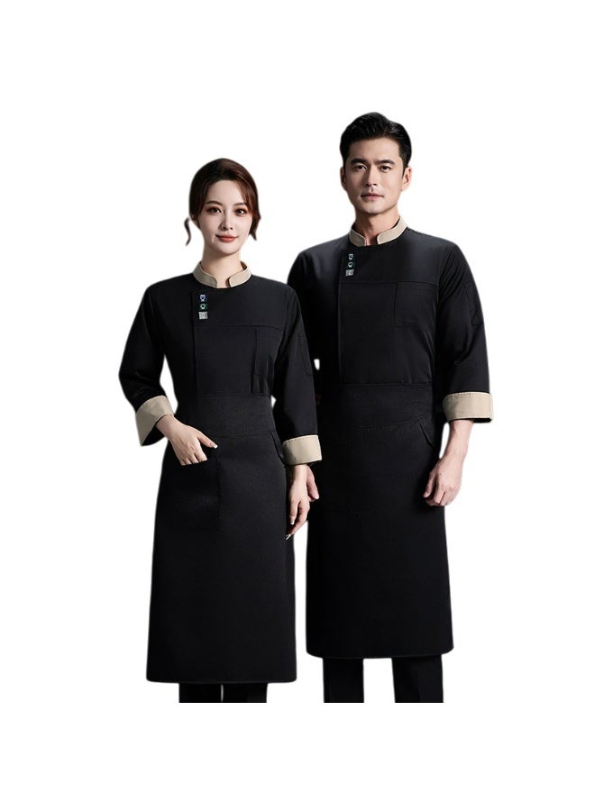 KUYING New Chef Workwear Top+Apron Set - Image 1