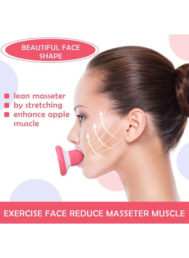 Harrycle 4 Pieces Face Exerciser Facial Yoga for Skin Tighten Firm Jaw ExercisercReducer Double Chin Breathing Device Neck Toning Face Slimming Trainer Tool for Women Lift Skin and Tone - Image 3
