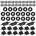 Pamvava Tires Wheels and Axles Sets 56 Pieces Brick Accessories Basic Classic Building Block ToysCar Truck Wheels Parts - Image 3