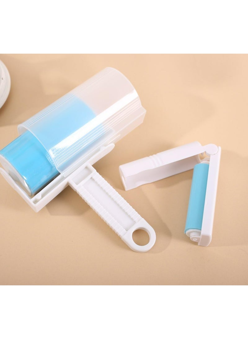 Oasisgalore Reusable Lint Roller, Sticky Pet Hair Remover Brush (Blue) - Image 5