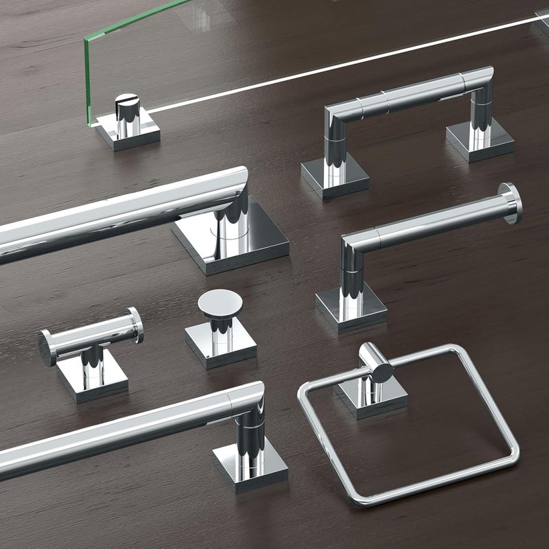 Gatco 5633 Glam Too Euro Toilet Paper Holder Chrome - Image 2