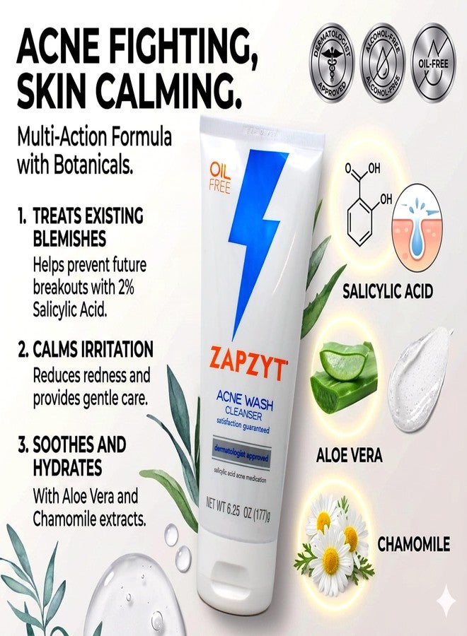 ZAPZYT Acne Wash 6.25 oz (Pack of 8) - Image 3
