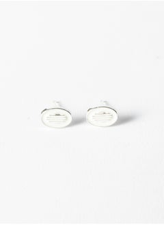 Small Earring for Baby-Premium Quality-White Oval