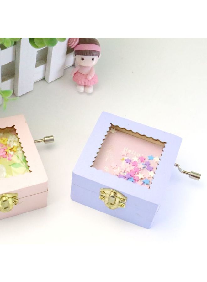 Colorful Wooden Music Box Cute Wooden Patch Music Box Student Creative Gift Birthday Gift Wholesale-Color:Section B  - Image 4