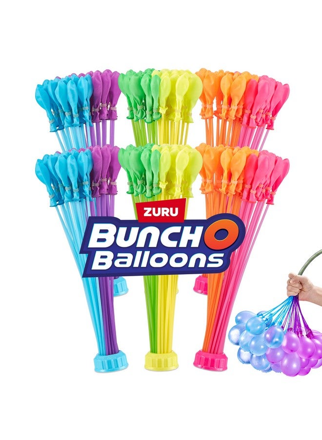 Bunch O Balloons Tropical Party (6 Pack) By Zuru, 200+ Rapid Filling Self Sealing Tropical Colored Water Balloons For Outdoor Family, Friends, Children Summer Fun (6 Pack) - Image 1