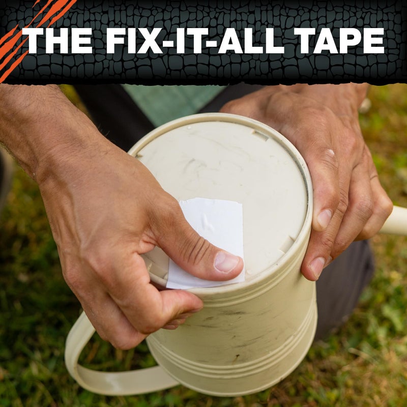 T-REX Waterproof and Repair Tape, White, 1.88" x 30 ft. (Pack of 1) Ferociously Strong, Extreme Weather & UV Resistance - Image 3