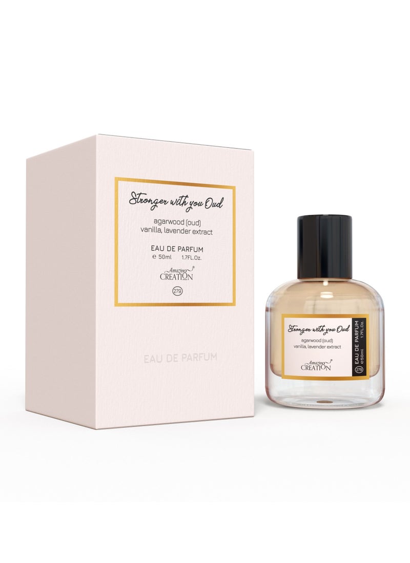 Amazing Creation - Amazing Creation Stronger with You Oud EDP For Men 50ml - Image 1