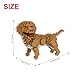 Larcele Micro Building Blocks Animal Set DIY Mini 3D Building Toy Bricks824 Pieces KLJM05Golden Retriever - Image 4