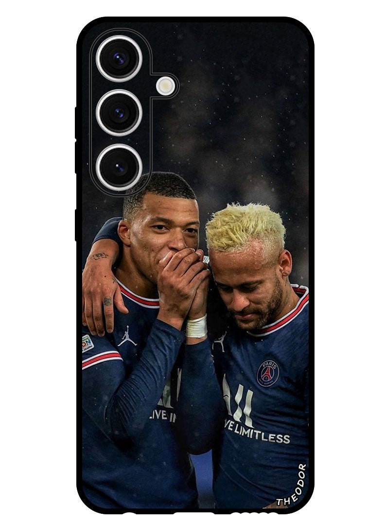 Theodor Protective Case Anti Scratch Shock Proof Bumper Cover For Samsung Galaxy S24 Mbappe and Neymar 1 - Image 1