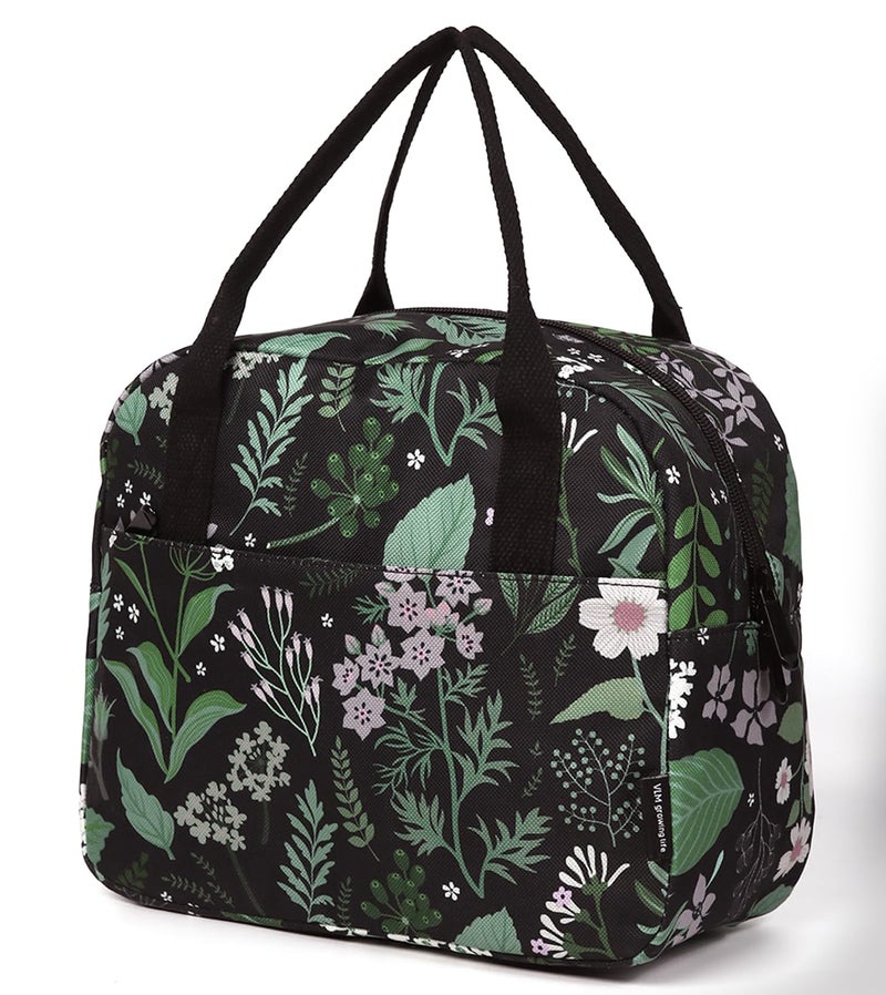 VLM Lunch Bag for Adults,Lunch Box for Women Men，Reusable Insulated Lunch Tote，Small Leakproof Cute Lunch Cooler with High Capacity for Work,Picnic,Camping - Image 1