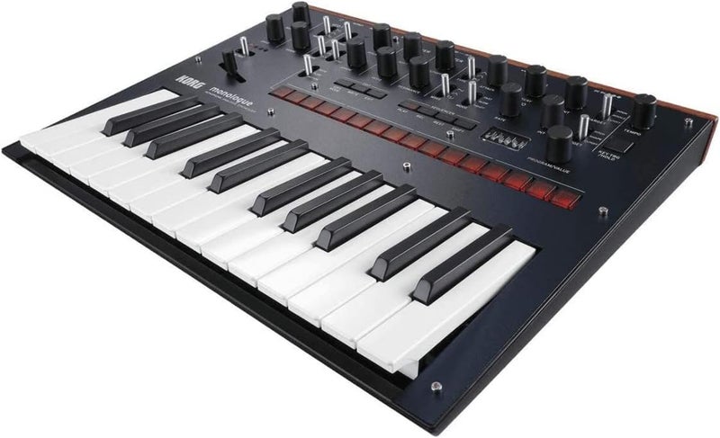 Korg Monologue Monophonic Analog Synthesizer with 16-Step Sequencer and OLED Oscilloscope - Blue - Image 2