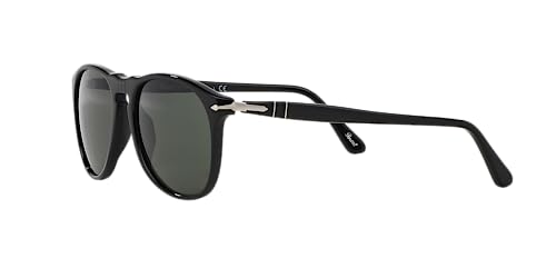 Persol PO9649S Aviator Sunglasses, Black/Green, 55 mm - Image 5