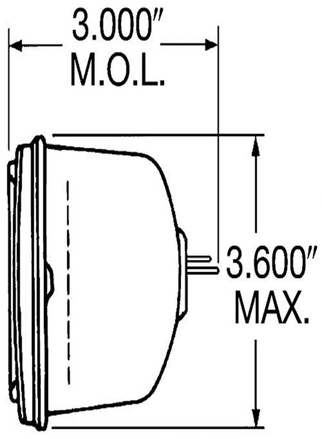 Wagner Lighting Wagner H4703 Headlight (Box of 1) - Image 4