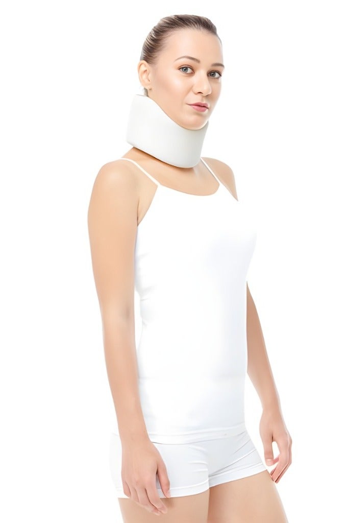 Orlex Soft Foam Cervical Collar – Bacteriostatic, Medical-Grade Support, Comfortable & Adjustable, Made in Turkey