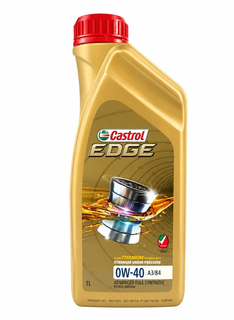Castrol EDGE 0W-40 Advanced Full Synthetic Engine Oil - Image 1