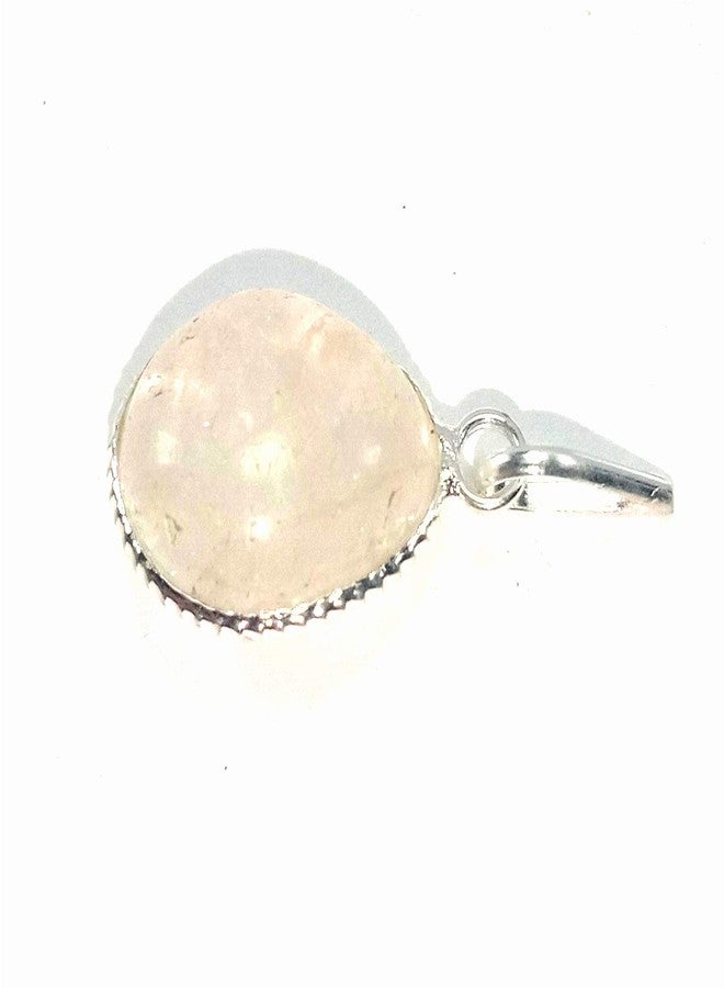 CA AGATE Rose Quartz Lite Tumbled Healing Pendant Necklace Healing Crystals Pendant - Image 2