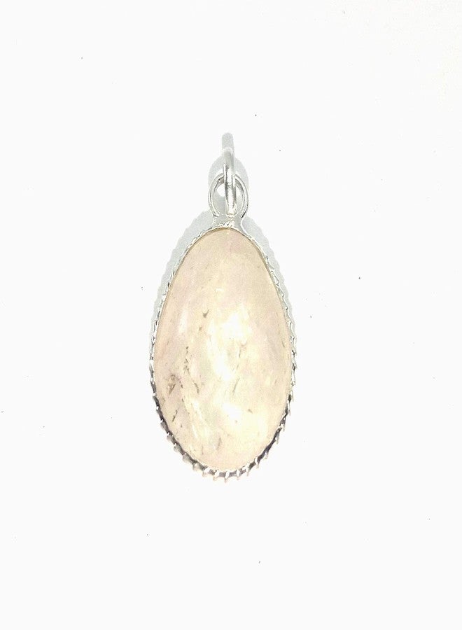 CA AGATE Rose Quartz Lite Tumbled Healing Pendant Necklace Healing Crystals Pendant - Image 3