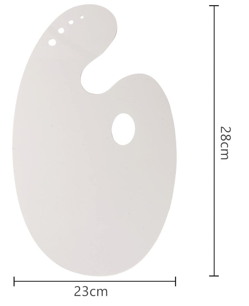 Kabeer Art 12pc Synthetic Paintbrush Set with Acrylic Painting Palette for Watercolor and Acrylic Painting - Image 4