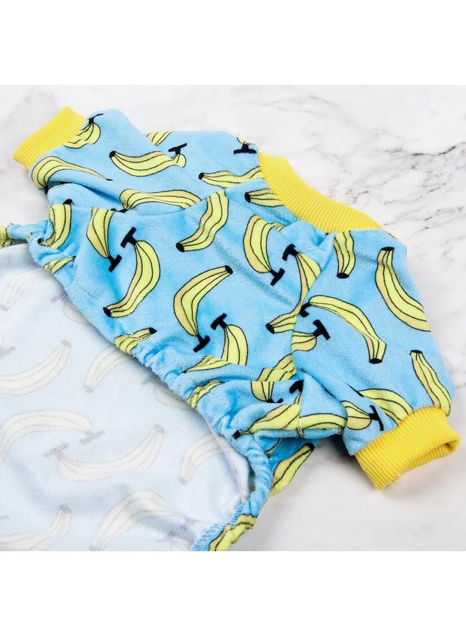 Soft & Stretchy Dog Pajamas - Cozy Pet Jammies Breathable Jumpsuit for Small Dogs - All-Season Comfy Outfit Easy-On Pullover Design - Keeps Pets Warm & Comfortable P06M