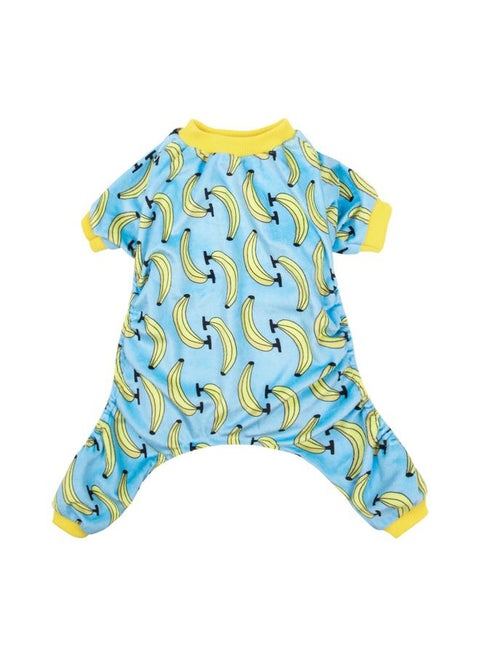 Soft & Stretchy Dog Pajamas - Cozy Pet Jammies Breathable Jumpsuit for Small Dogs - All-Season Comfy Outfit Easy-On Pullover Design - Keeps Pets Warm & Comfortable P06M