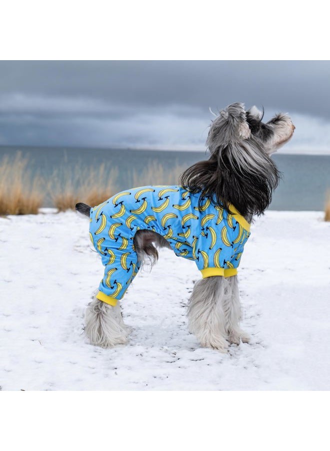 Soft & Stretchy Dog Pajamas - Cozy Pet Jammies Breathable Jumpsuit for Small Dogs - All-Season Comfy Outfit Easy-On Pullover Design - Keeps Pets Warm & Comfortable P06M