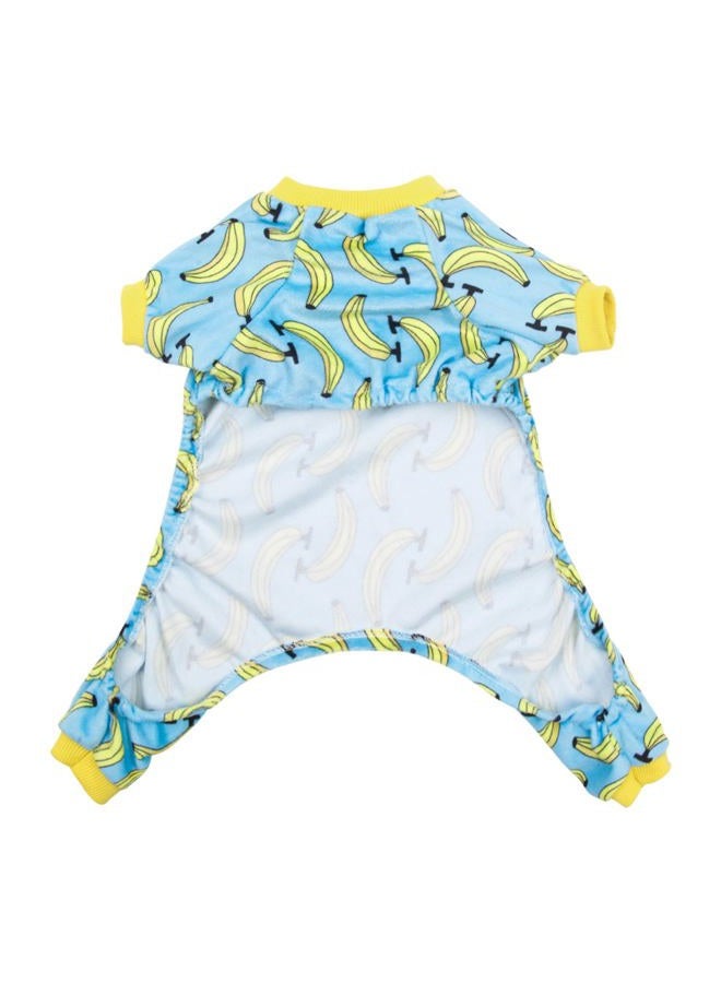 Soft & Stretchy Dog Pajamas - Cozy Pet Jammies Breathable Jumpsuit for Small Dogs - All-Season Comfy Outfit Easy-On Pullover Design - Keeps Pets Warm & Comfortable P06M