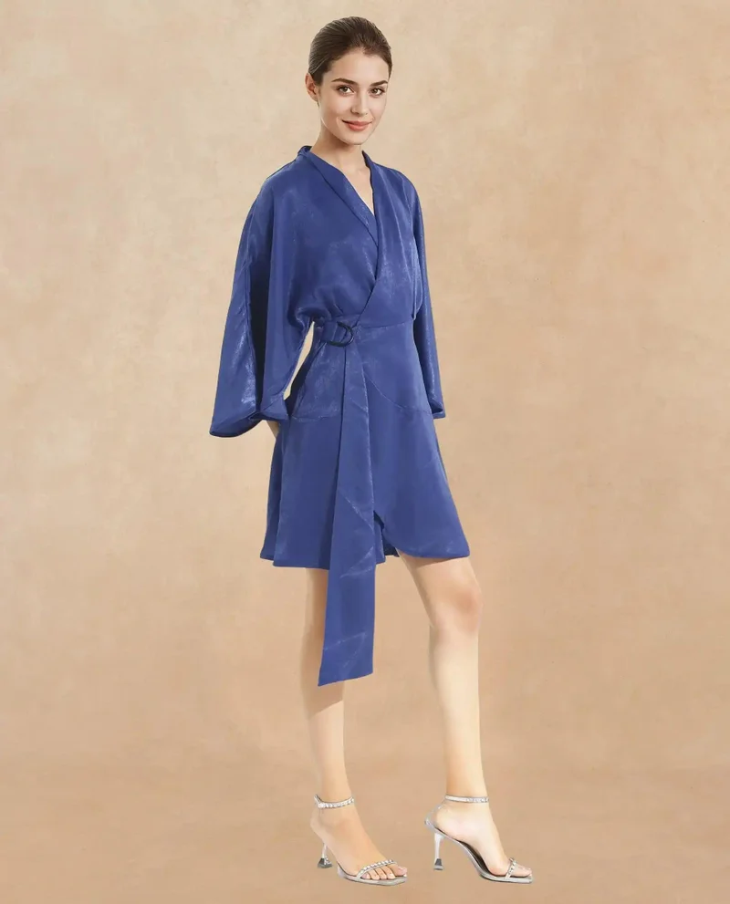 Rareism Women's Flare Plain Mini Dress