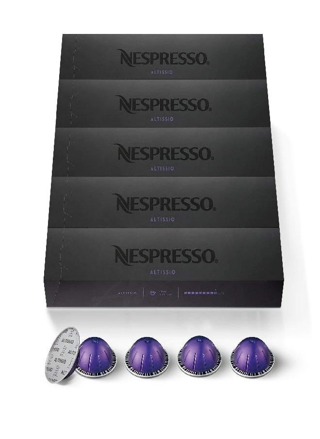 Nespresso - Nespresso Capsules VertuoLine, Altissio, Medium Roast Espresso Coffee, 50 Count Coffee Pods, Brews 1.35 Ounce (VERTUOLINE ONLY) - Image 1