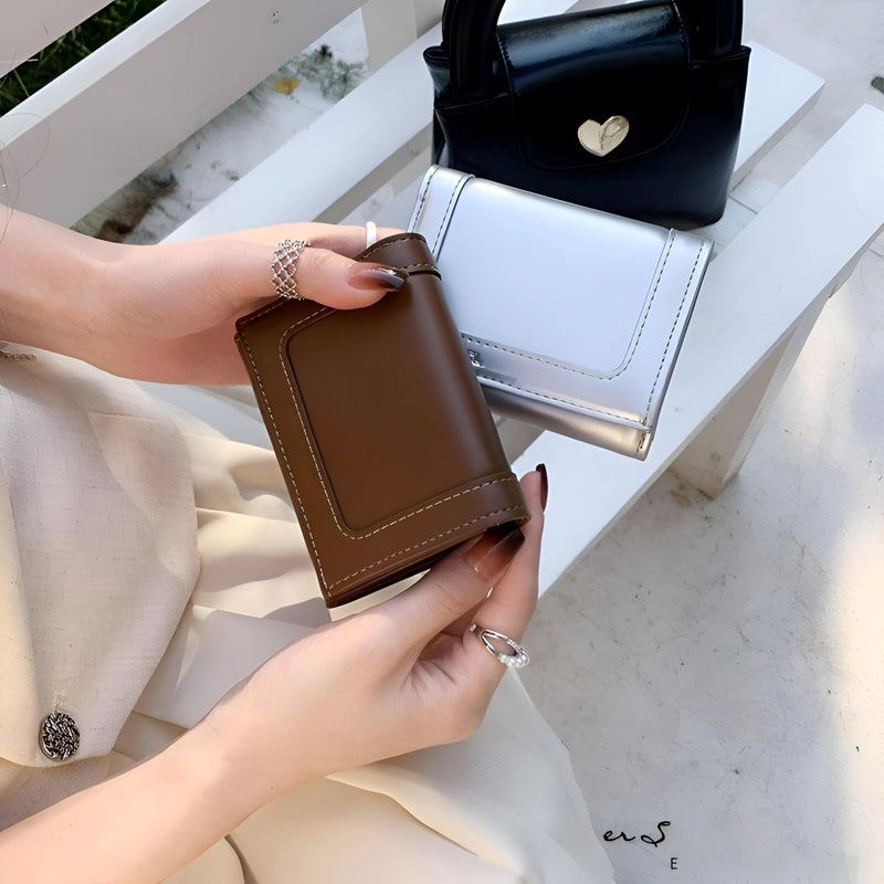 Card Organizer - Vibrant Synthetic Leather Wallet Featuring Colorful Card Slots and Space for Cash, Perfect for Everyday Use and Travel (model 4) - Image 4