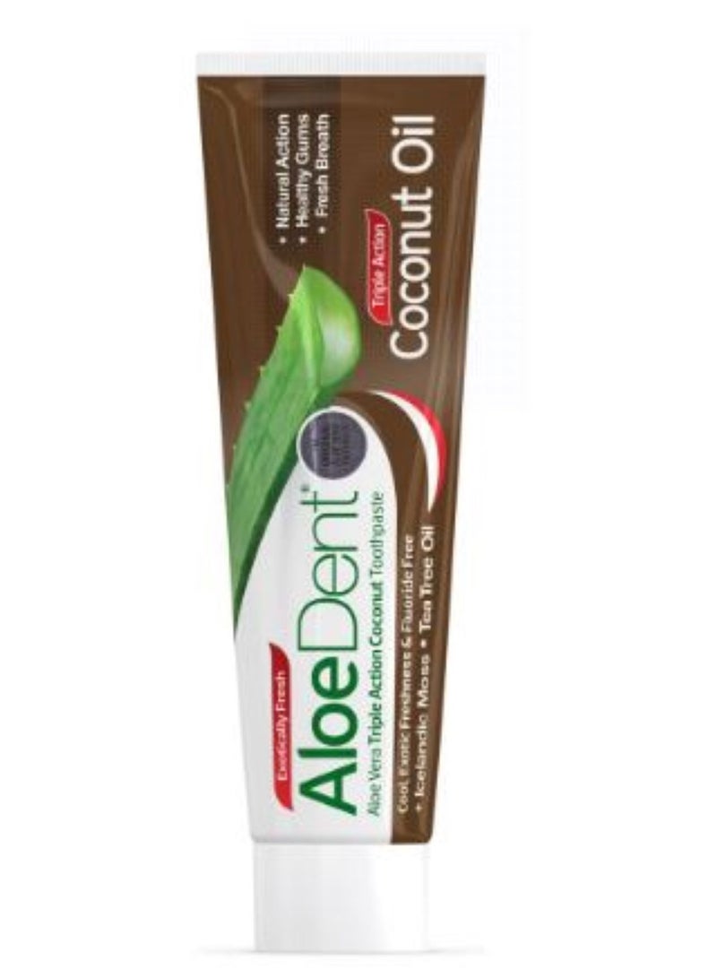 ألودنت الودنت معجون اسنان طبيعي بزيت جوز الهند 100مل - Image 2