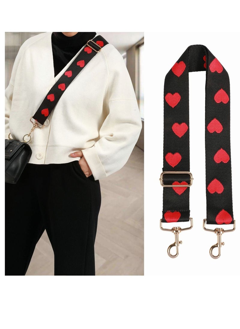 Excefore - Purse Strap, 2" Wide Shoulder Strap Adjustable Replacement, Multi-pattern Crossbody Canvas Bag Handbag Belts - Image 1