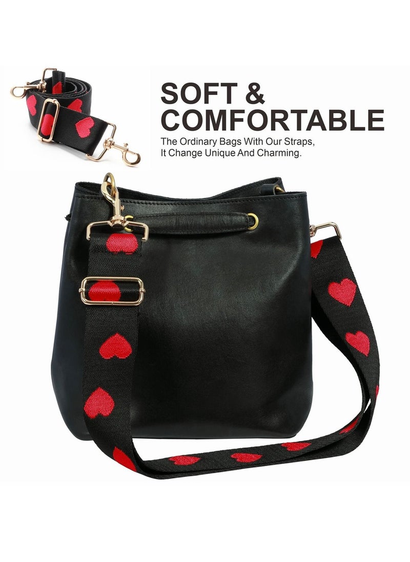Excefore - Purse Strap, 2" Wide Shoulder Strap Adjustable Replacement, Multi-pattern Crossbody Canvas Bag Handbag Belts - Image 1