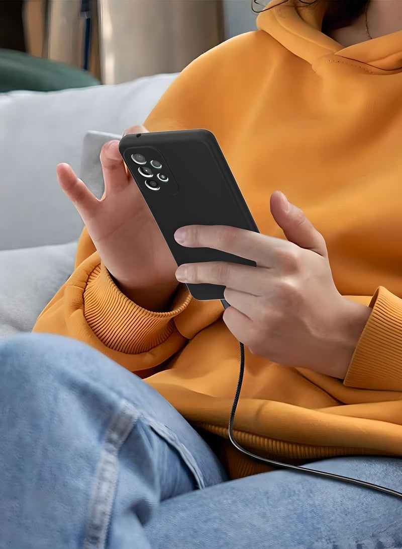 ساراونت غطاء حماية من السيليكون غير اللامع لهاتف Samsung Galaxy A33 5G - نحيف، ملون، جيد الإمساك (أسود، أزرق، أخضر) - Image 2