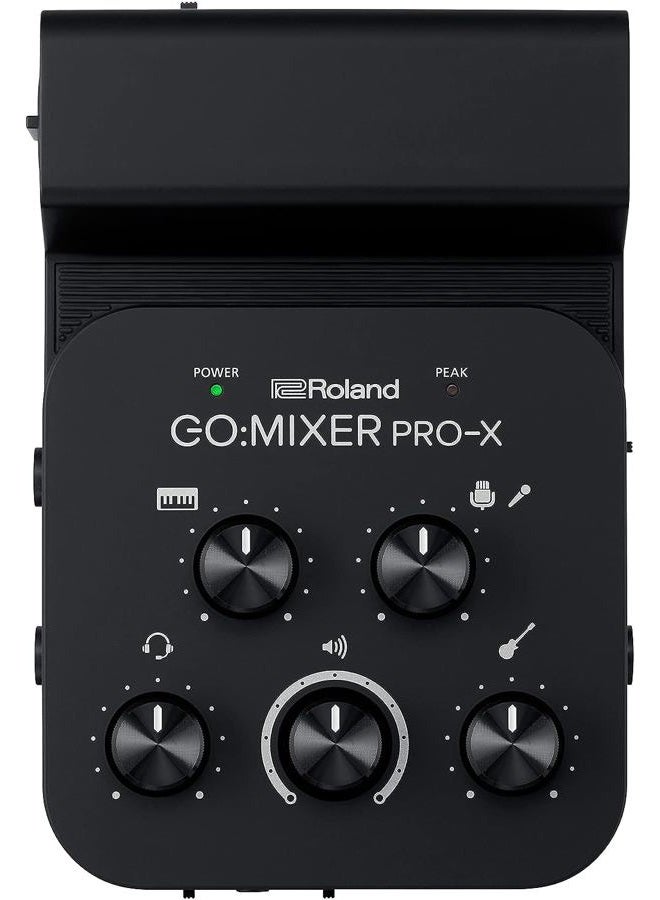 Roland GO:MIXER PRO X خلاط صوتي للهواتف الذكية - اتصل واخلط حتى 7 مصادر صوتية - أضف جودة صوت استوديو لمحتواك الاجتماعي والبث المباشر - Image 1