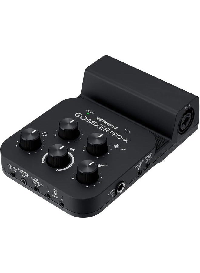 Roland GO:MIXER PRO X خلاط صوتي للهواتف الذكية - اتصل واخلط حتى 7 مصادر صوتية - أضف جودة صوت استوديو لمحتواك الاجتماعي والبث المباشر - Image 2