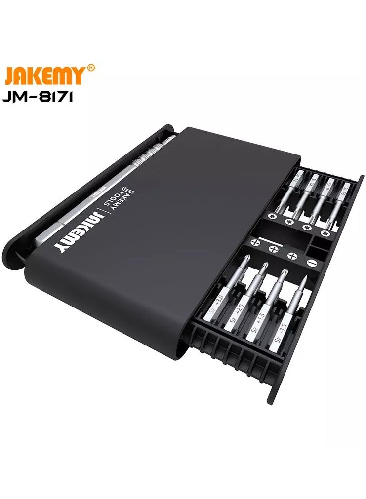 JAKEMY JM-8171 17-Piece Portable Mini Screwdriver Set for Home Electronics Maintenance - Image 2