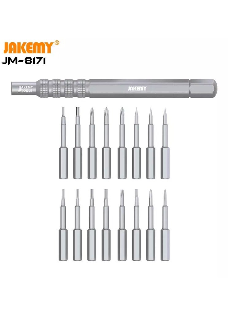 JAKEMY JM-8171 17-Piece Portable Mini Screwdriver Set for Home Electronics Maintenance - Image 3