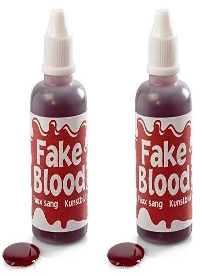 PRP Creation Halloween Red Fake Blood 30 ml Fake Blood Gag Toy ( Pack of 2Pc) - Image 1
