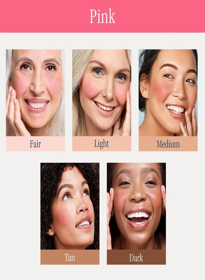 SKINN Treatment Liquid Blush for Cheeks, Pink - Vibrant, Long-Lasting & Buildable Color - Skincare-Infused Make-Up for Fine Lines & Wrinkles - Hydrating & Lightweight Face Makeup Cosmetics - Image 5