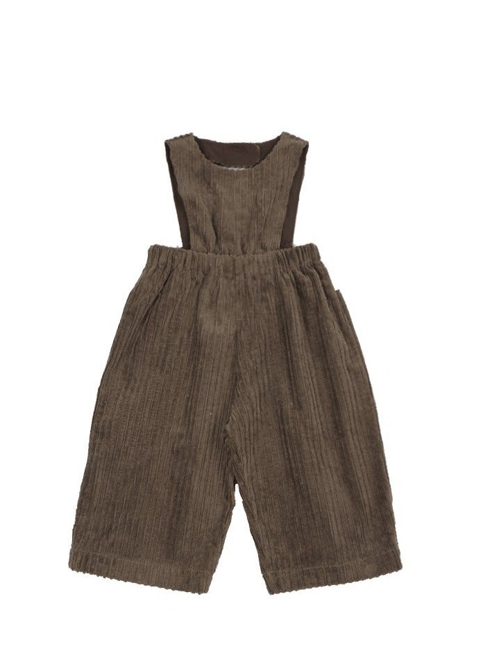 Children's Corduroy Overalls+Top Set - Image 3