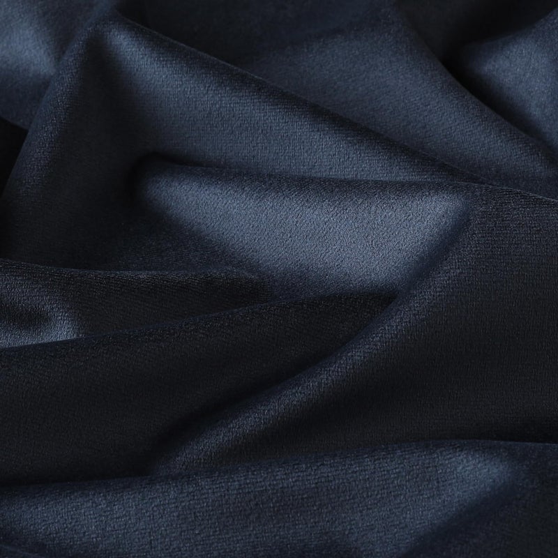 Mixhug Set of 2 Cozy Velvet Square Decorative Throw Pillow Covers for Couch and Bed, Midnight Blue, 18 x 18 Inches - Image 3